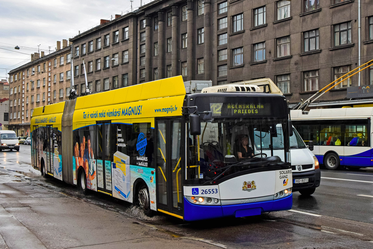 Рига, Solaris Trollino III 18 Ganz № 26553