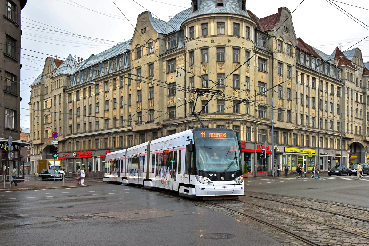 Рига, Škoda 15T ForCity Alfa Riga № 57158