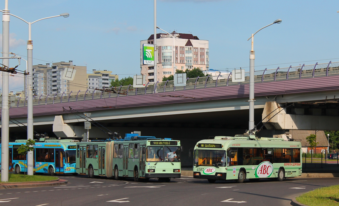 Минск, БКМ 213 № 3379; Минск, БКМ 321 № 4587