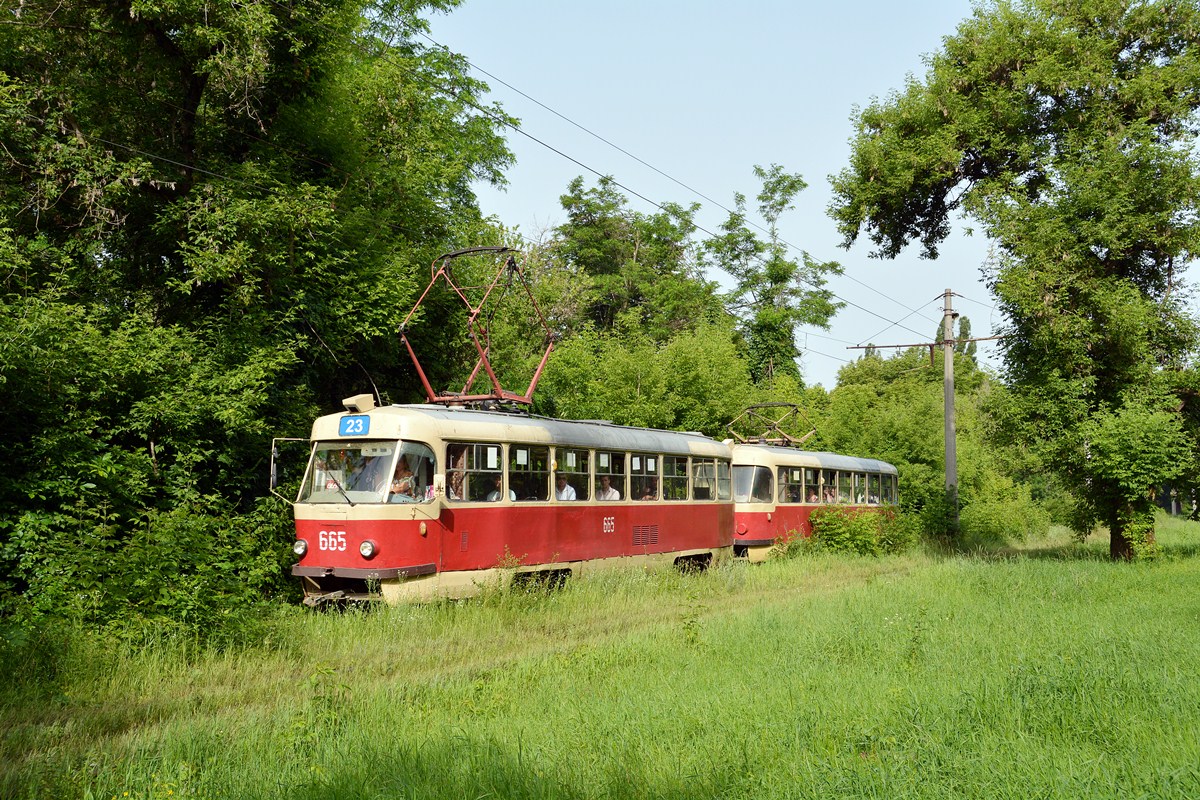 Харьков, Tatra T3SU № 665