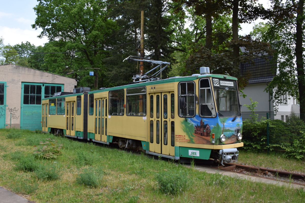 Шёнайхе – Рюдерсдорф, Tatra KT4DM № 22