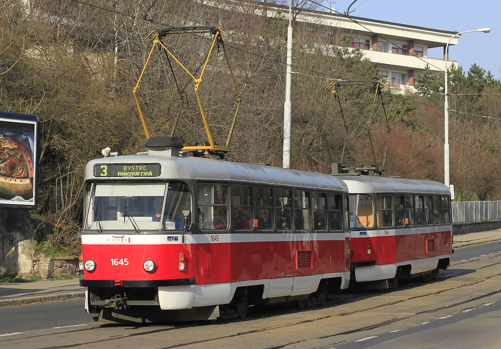 Брно, Tatra T3G № 1645