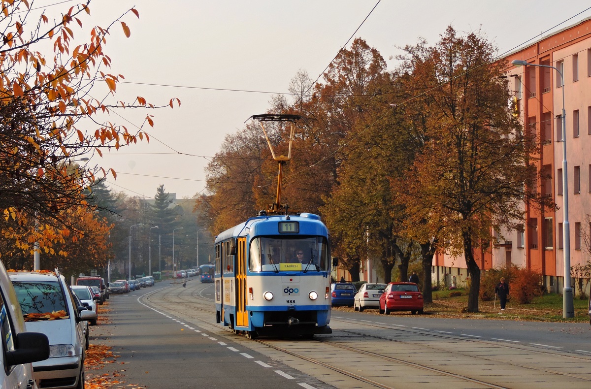 Острава, Tatra T3G № 988