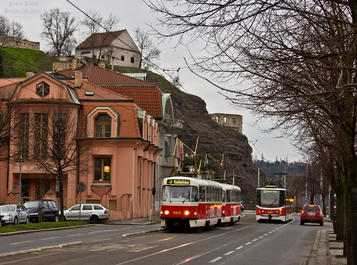 Прага, Tatra T3R.P № 8424