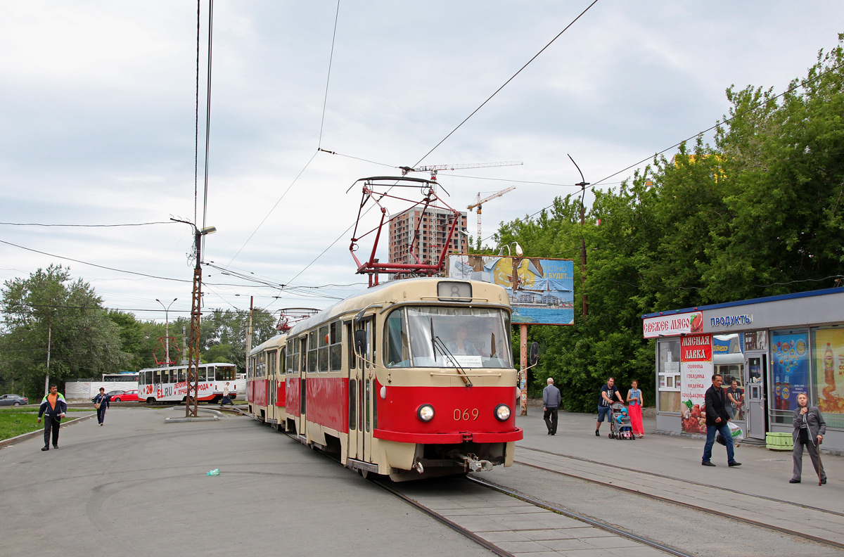 Yekaterinburg, Tatra T3SU (2-door) # 069