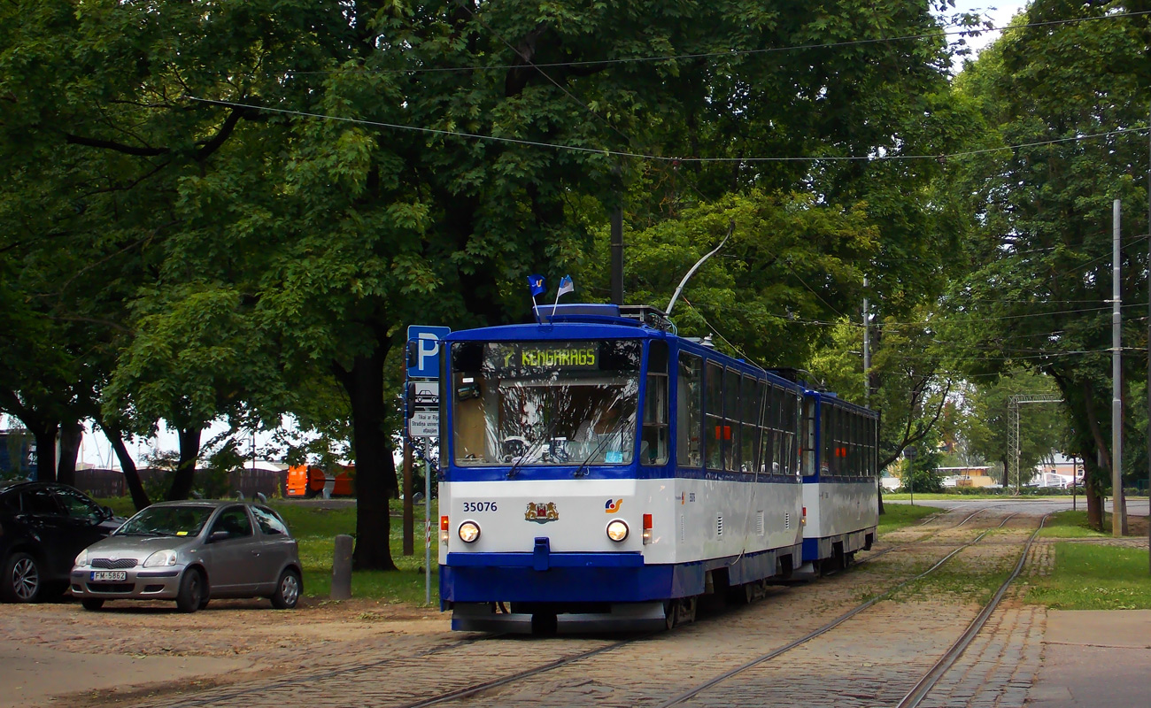 Рига, Tatra T3MR (T6B5-R) № 35076