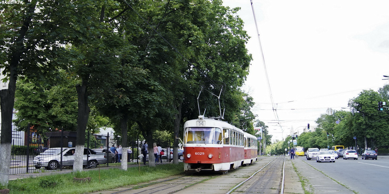 Киев, Tatra T3SU № 6029