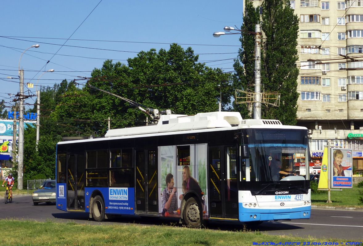 Crimean trolleybus, Bogdan T70110 # 4331