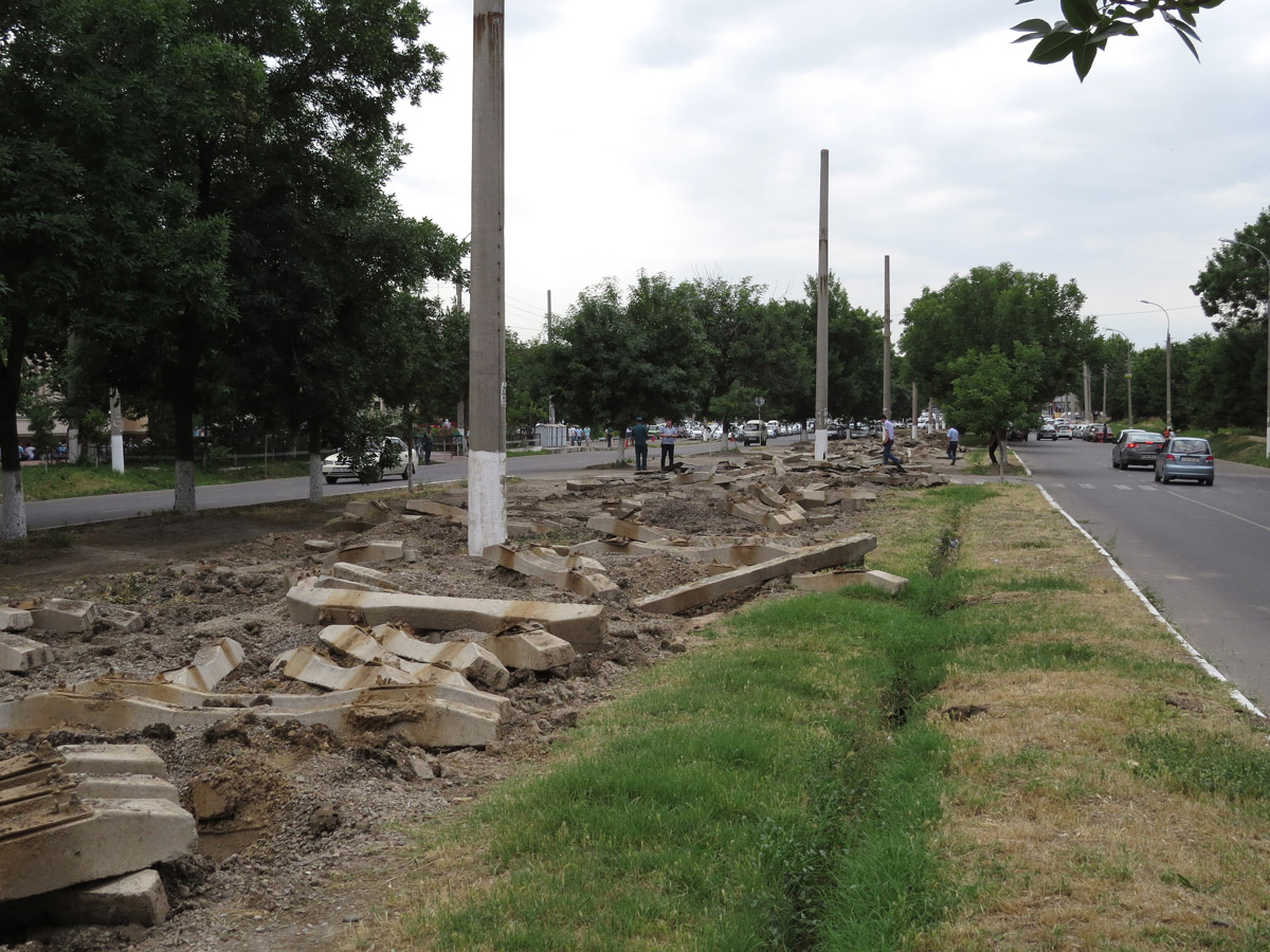 Ташкент — Демонтаж линий Ташкент — Демонтаж линий