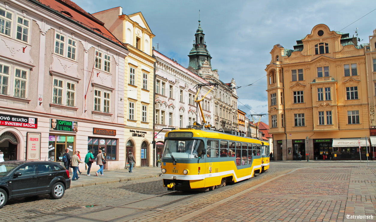 Пльзень, Tatra T3R.PLF № 321