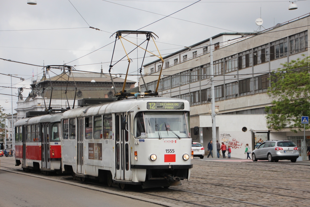 Brno, Tatra T3M № 1555