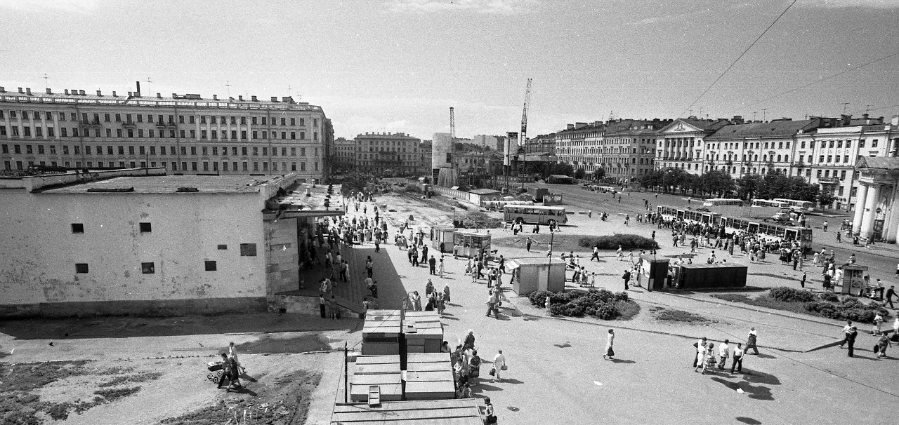 Санкт-Петербург — Исторические фотографии трамвайной инфраструктуры