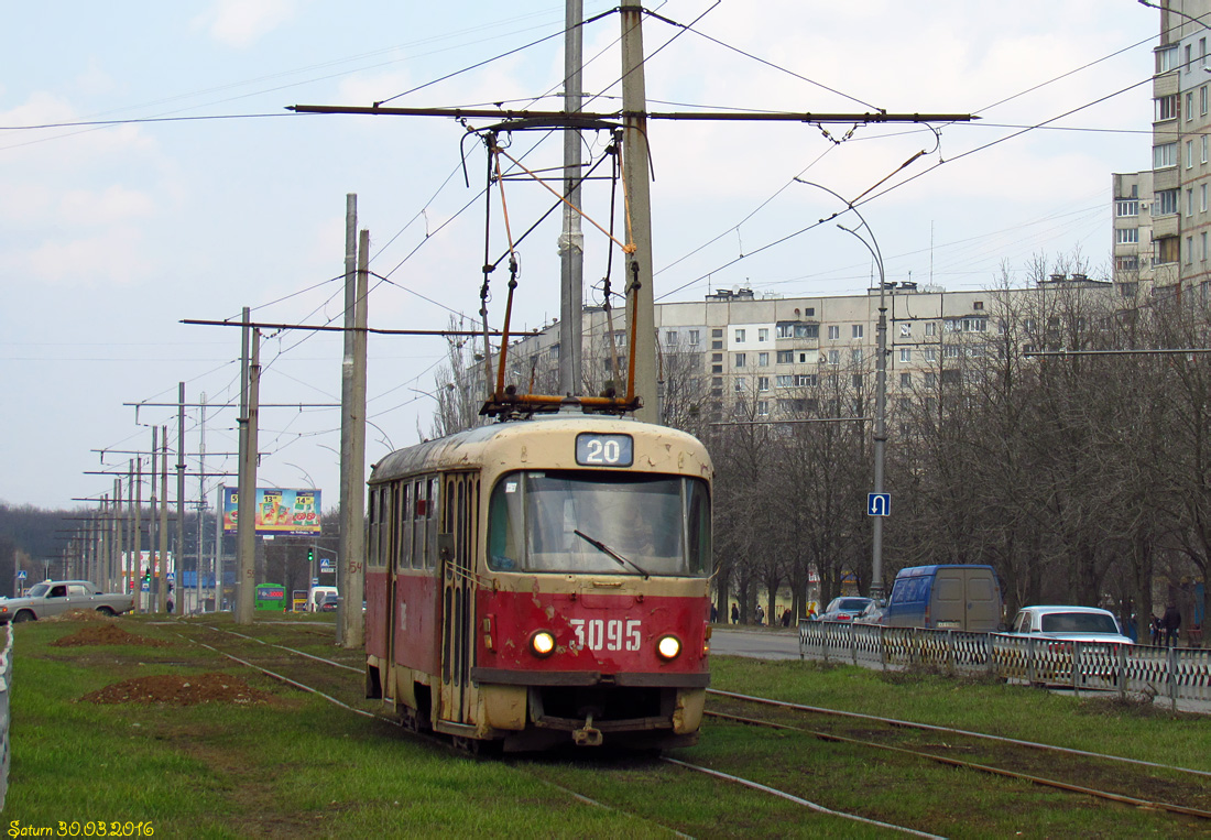 Харьков, Tatra T3SU № 3095