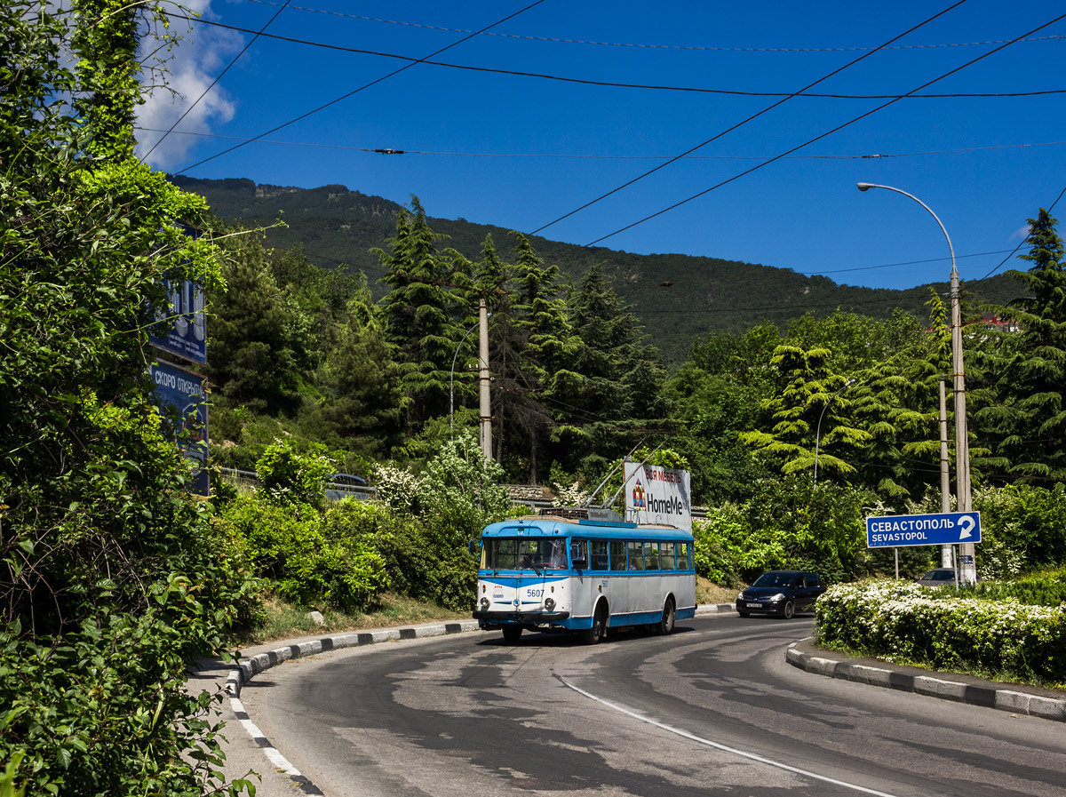 Крымский троллейбус, Škoda 9Tr24 № 5607