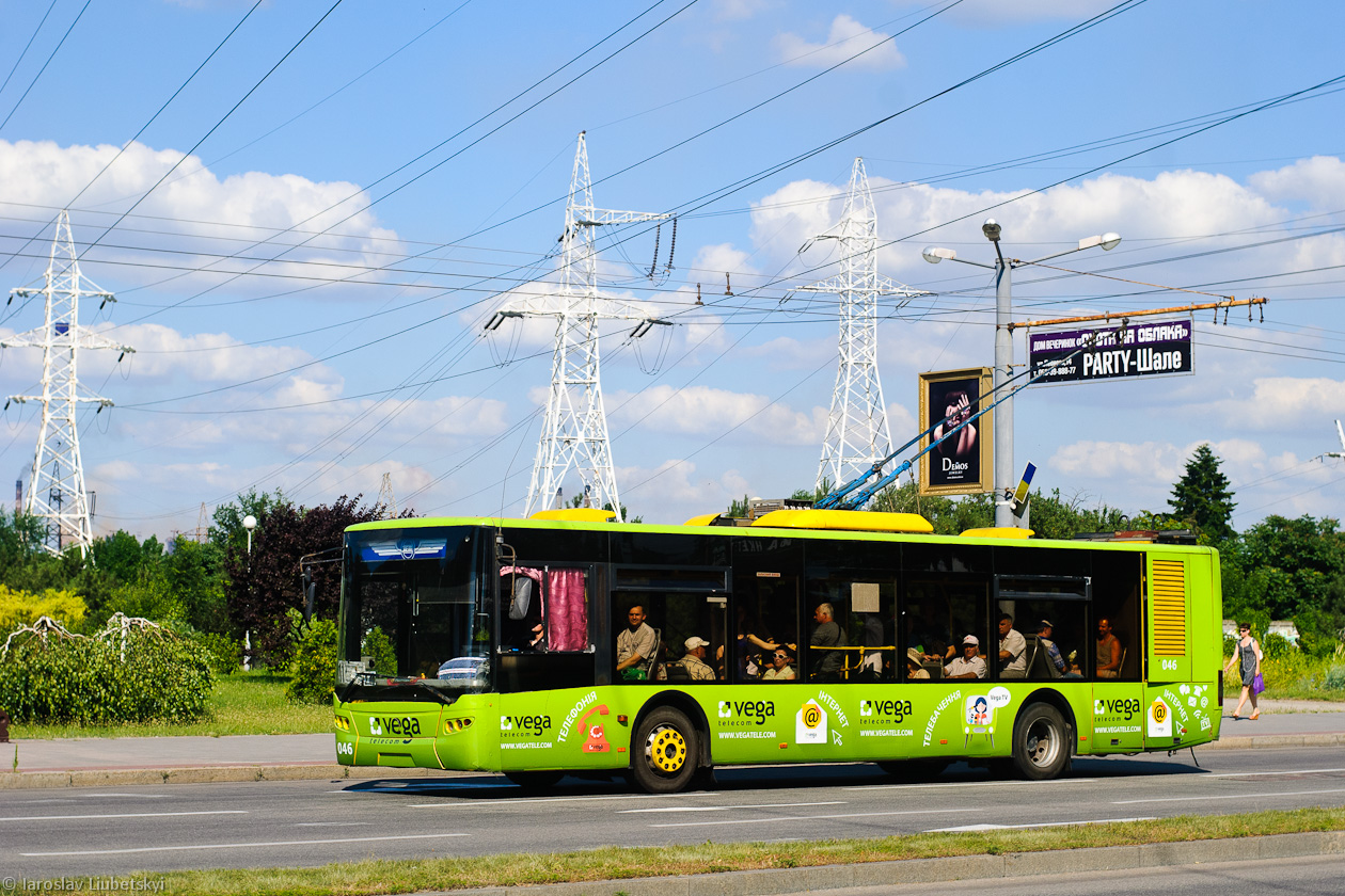 Запорожье, ЛАЗ E183D1 № 046