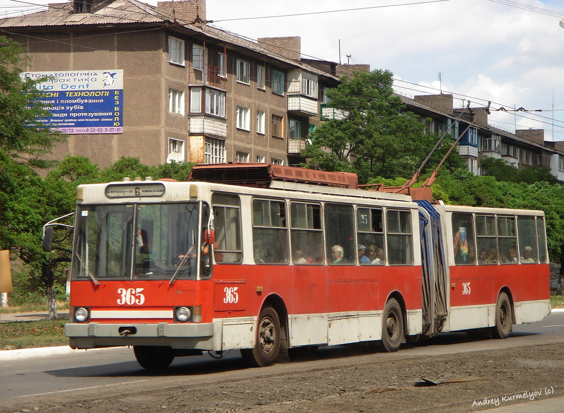 Alčevsk, YMZ T1 č. 365