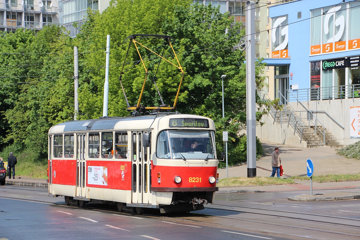 Прага, Tatra T3R.P № 8231