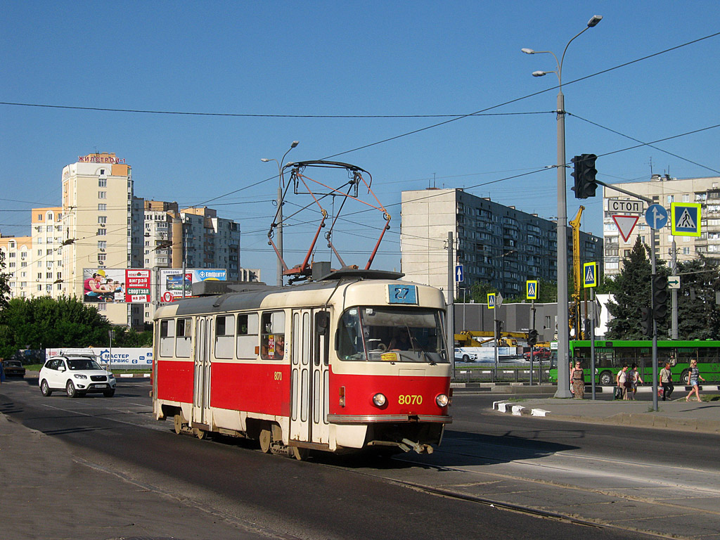 Харьков, Tatra T3M № 8070