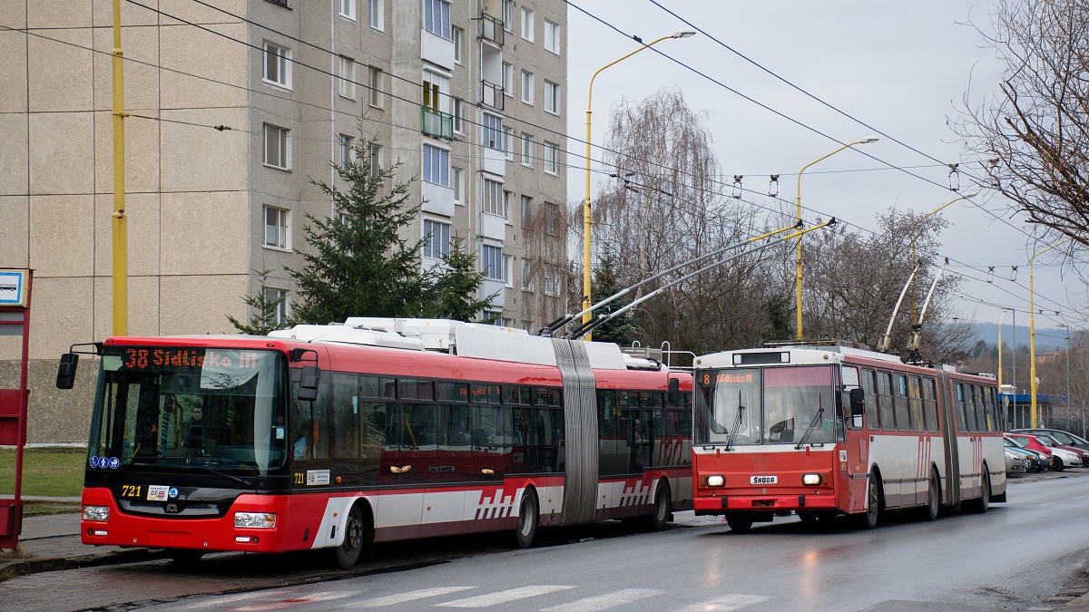 Прешов, Škoda 31Tr SOR № 721; Прешов, Škoda 15Tr03/6 № 99