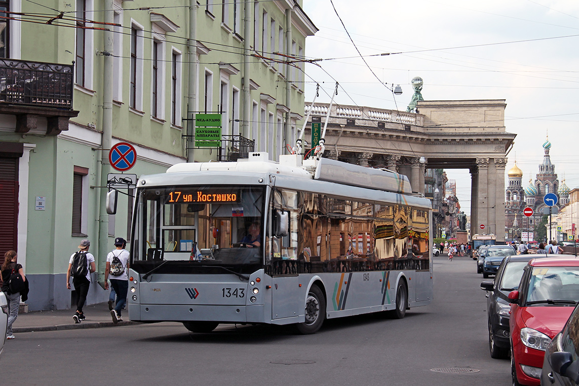 Санкт-Петербург, Тролза-5265.00 «Мегаполис» № 1343