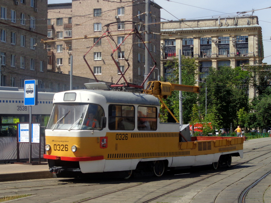Москва, Tatra T3SU № 0326