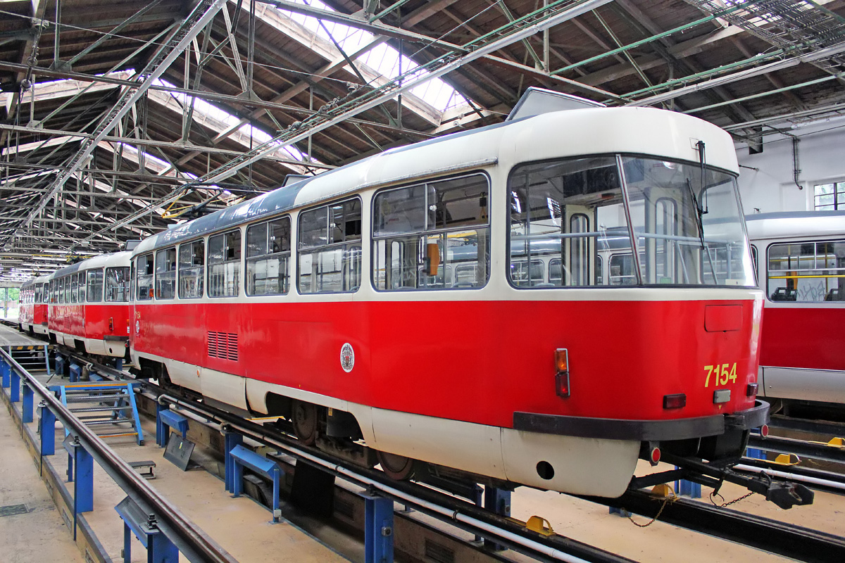 Прага, Tatra T3SUCS № 7154