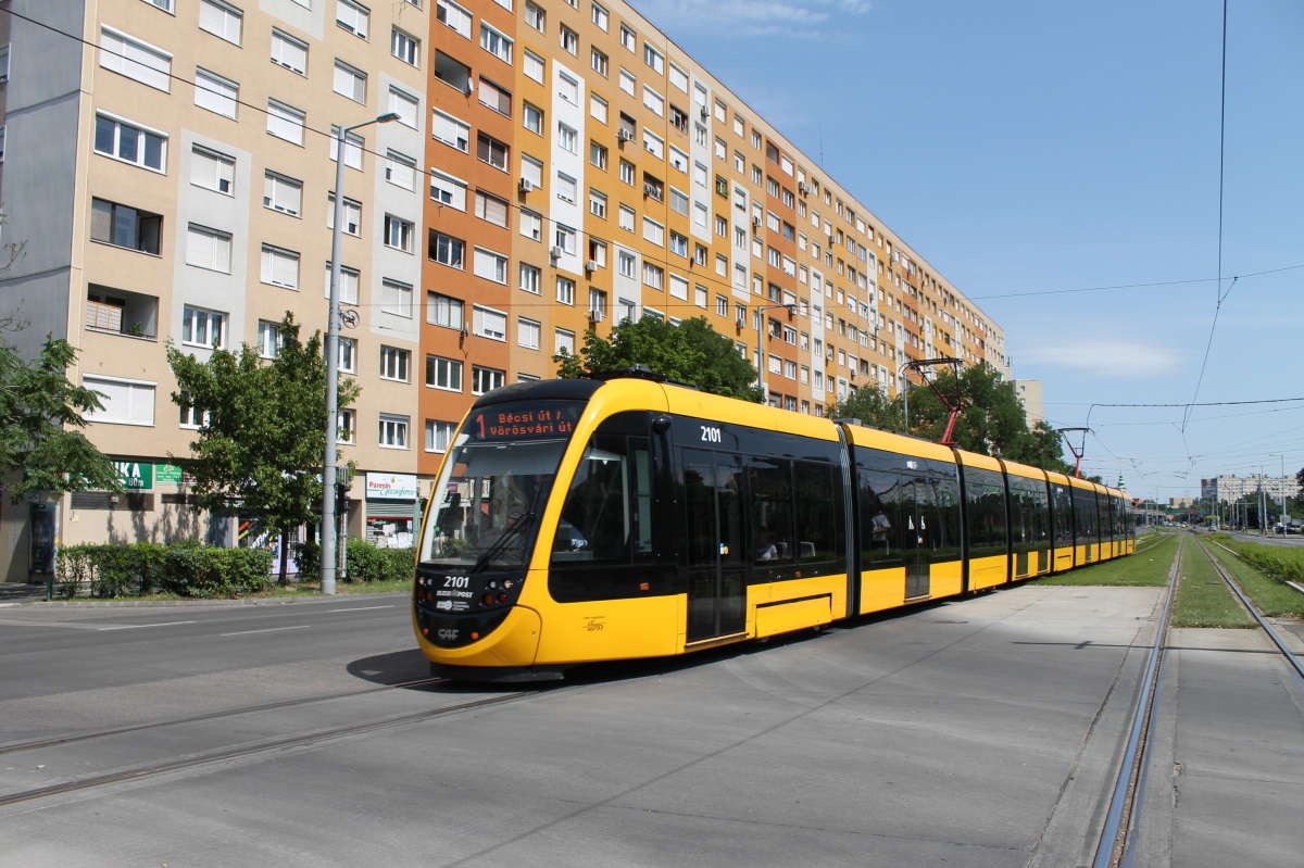 Будапешт, CAF Urbos 3 № 2101