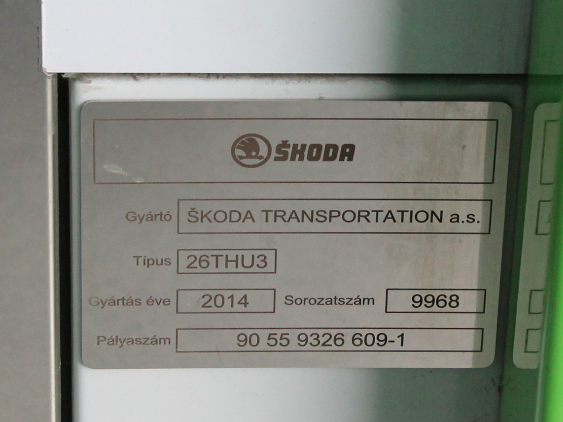 Мишкольц, Škoda 26T ForCity Classic № 609