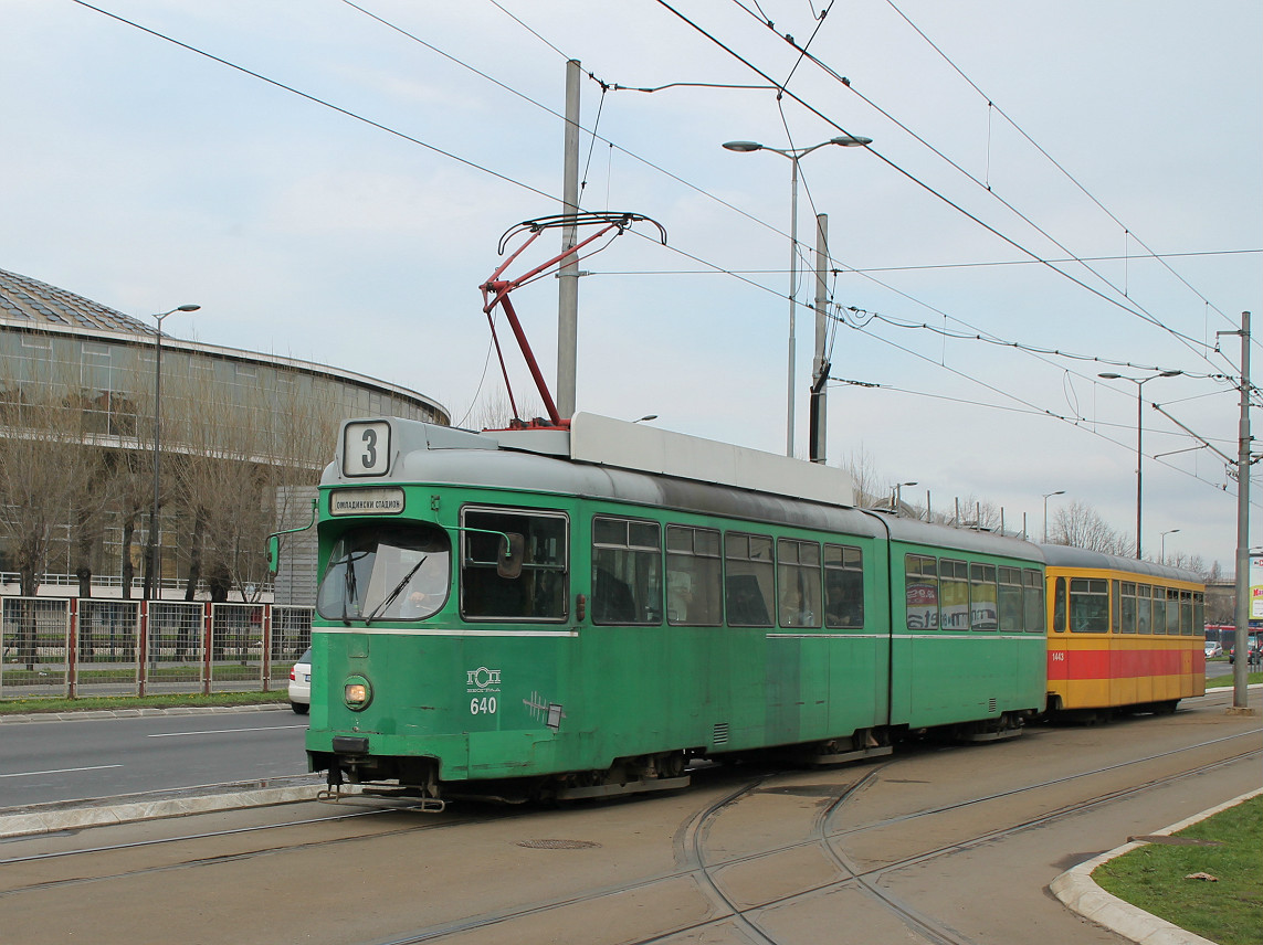 Белград, Duewag GT6 № 640
