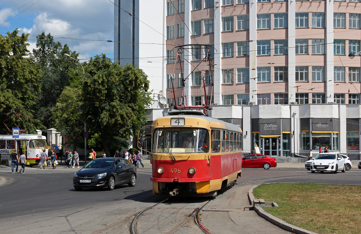 Yekaterinburg, Tatra T3SU (2-door) # 496