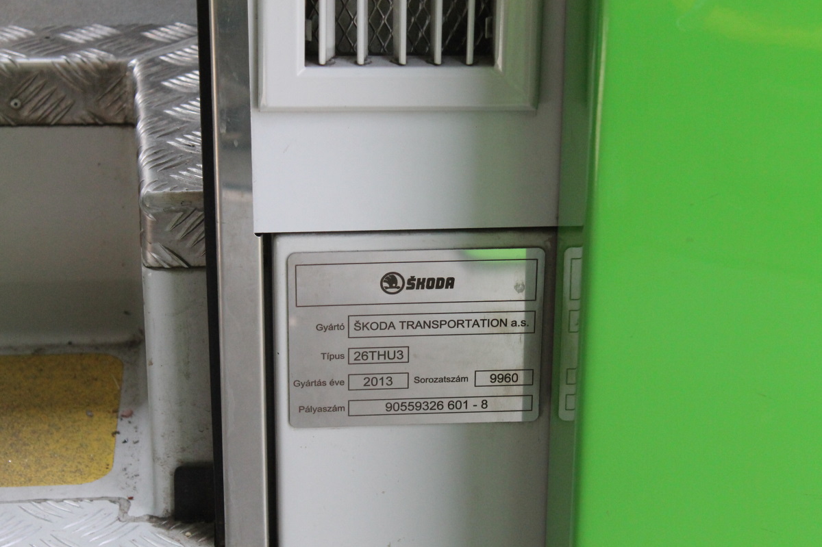 Мишкольц, Škoda 26T ForCity Classic № 601