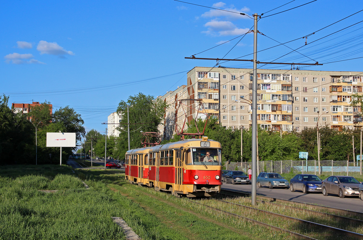 Екатеринбург, Tatra T3SU № 650