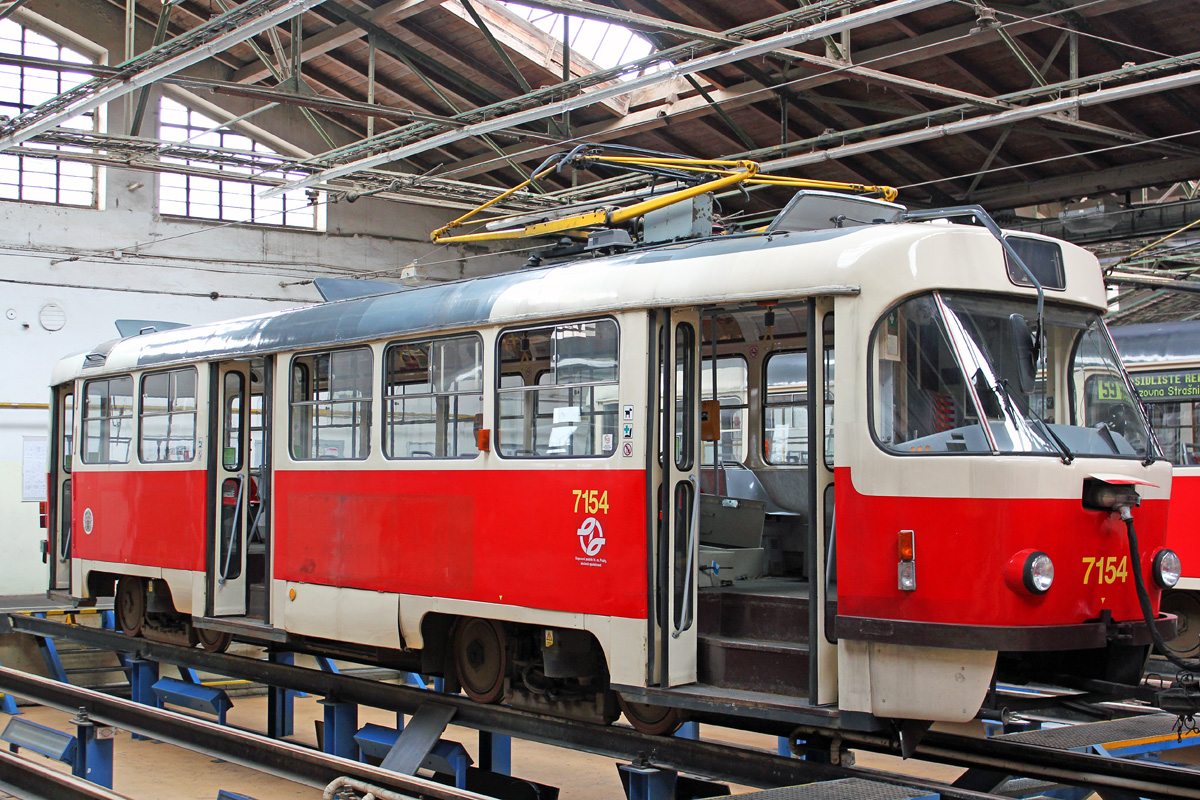 Прага, Tatra T3SUCS № 7154