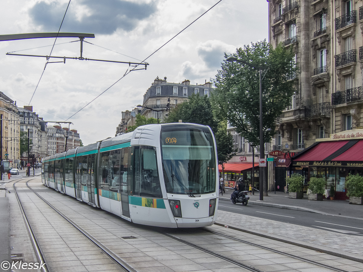 Париж -  Версаль -  Ивелин, Alstom Citadis 402 № 304