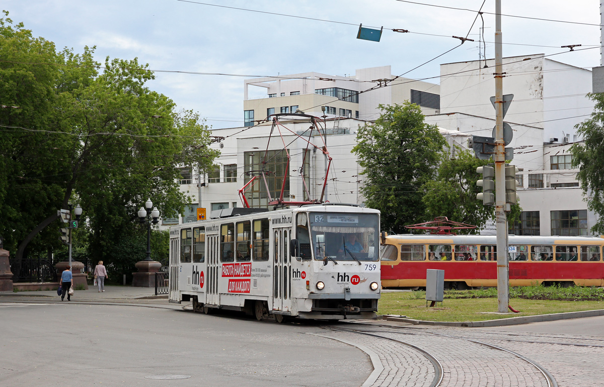Екатеринбург, Tatra T6B5SU № 759