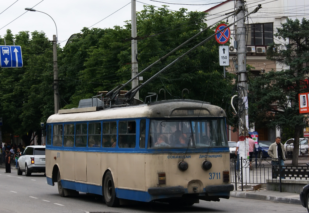Крымский троллейбус, Škoda 9TrH27 № 3711