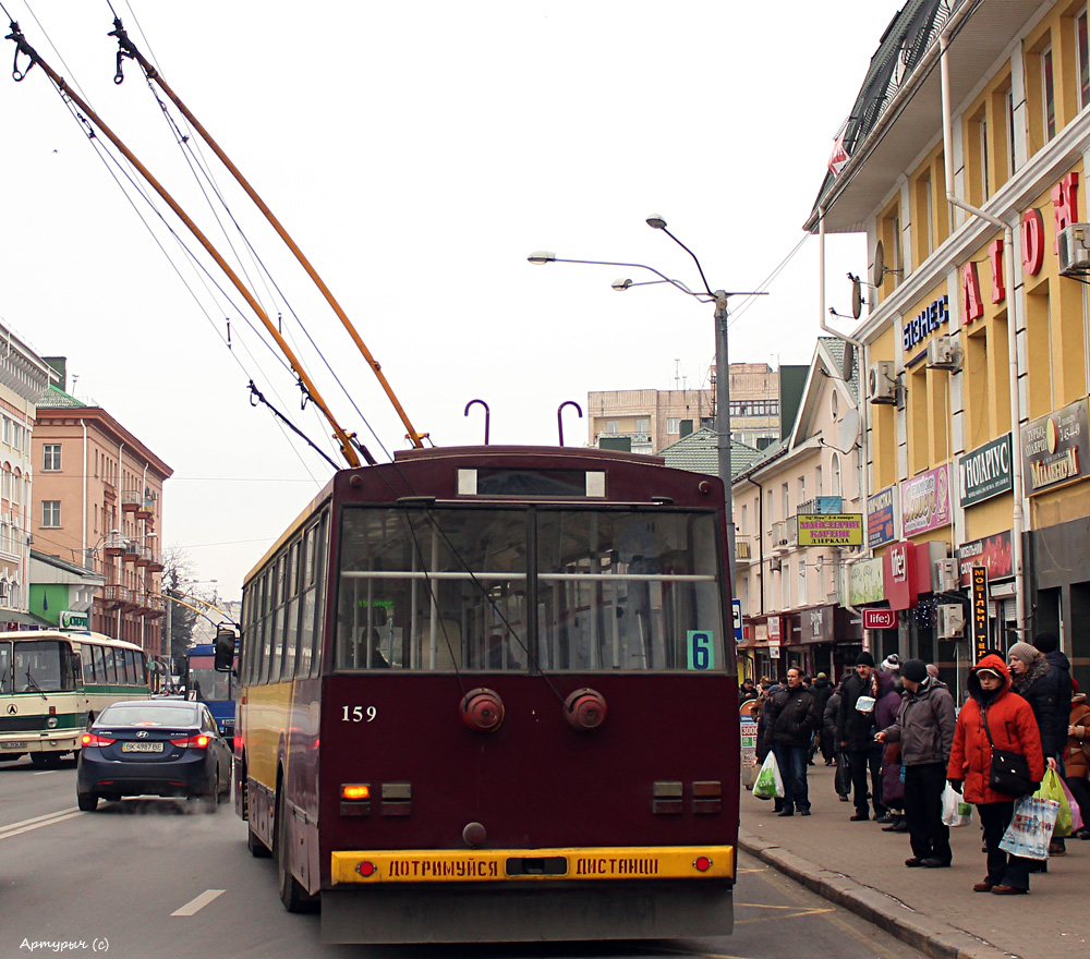 Ровно, Škoda 14Tr10/6 № 159