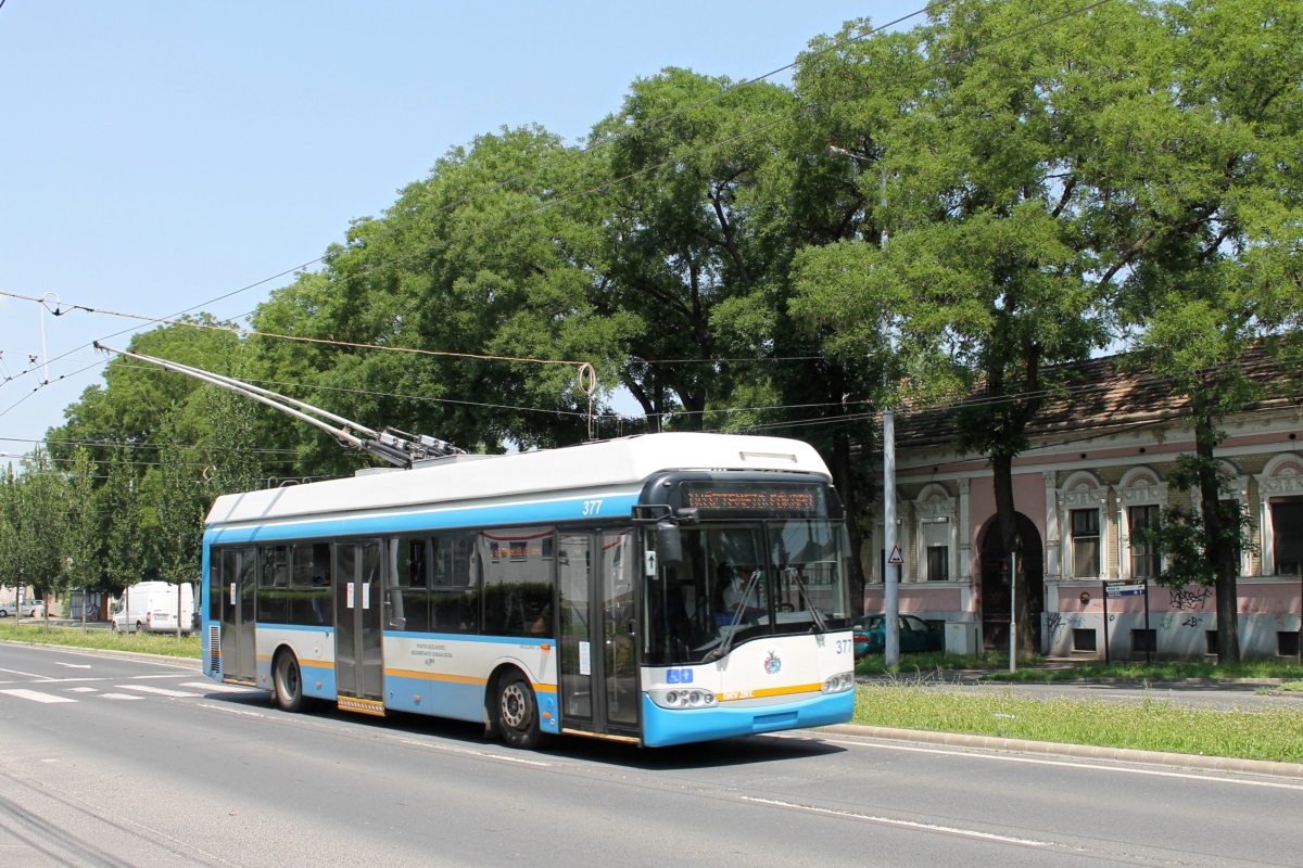 Дебрецен, Solaris Trollino II 12 Ganz-Škoda D № 377