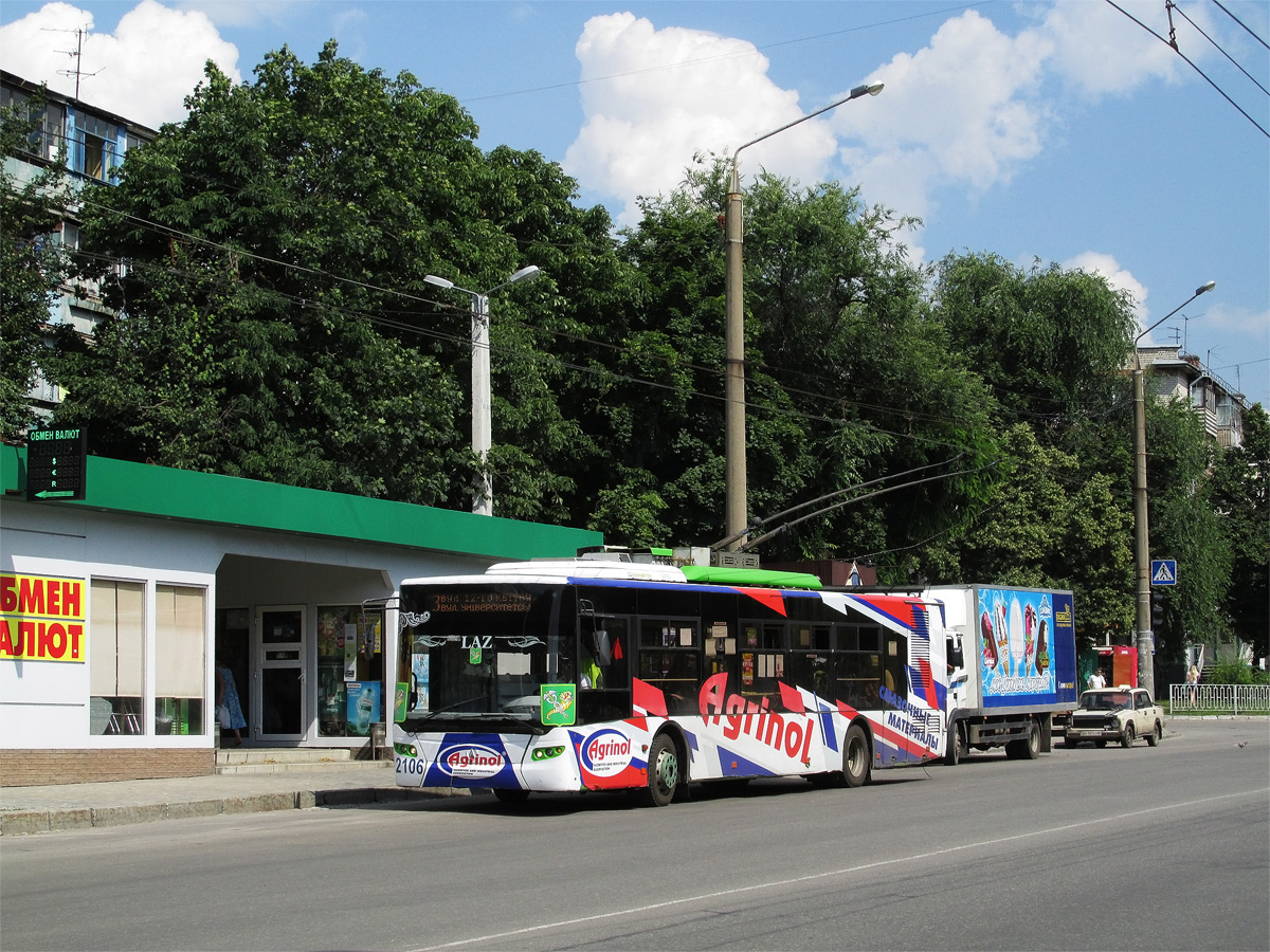 Харьков, ЛАЗ E183A1 № 2106
