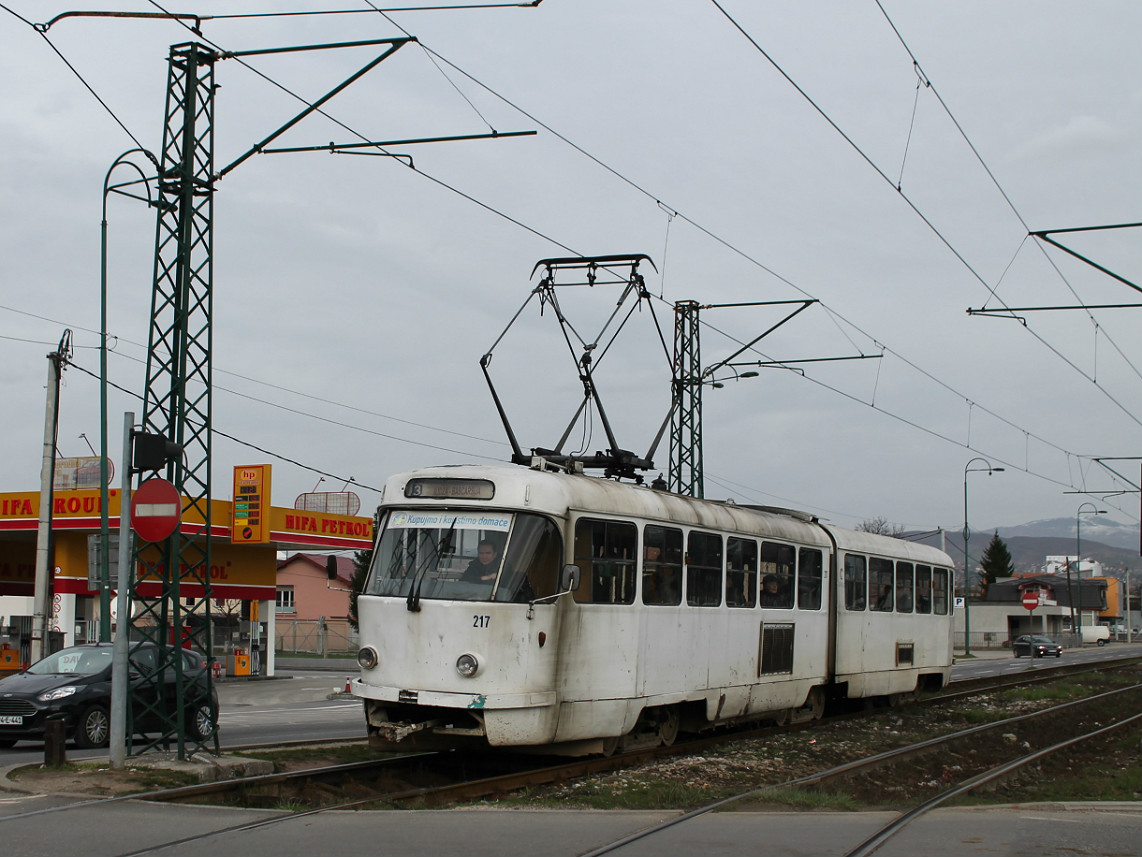 Сараево, Tatra K2YU № 217