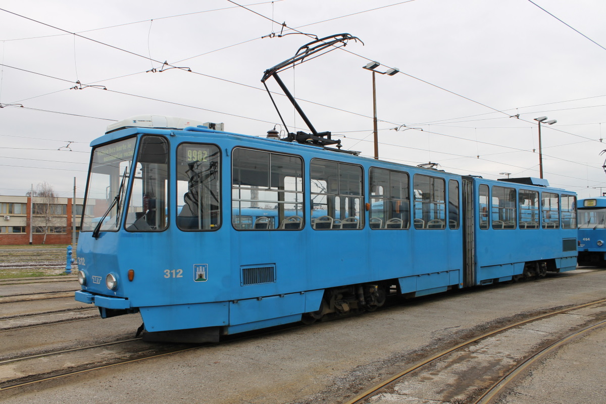 ზაგრები, Tatra KT4YU № 312