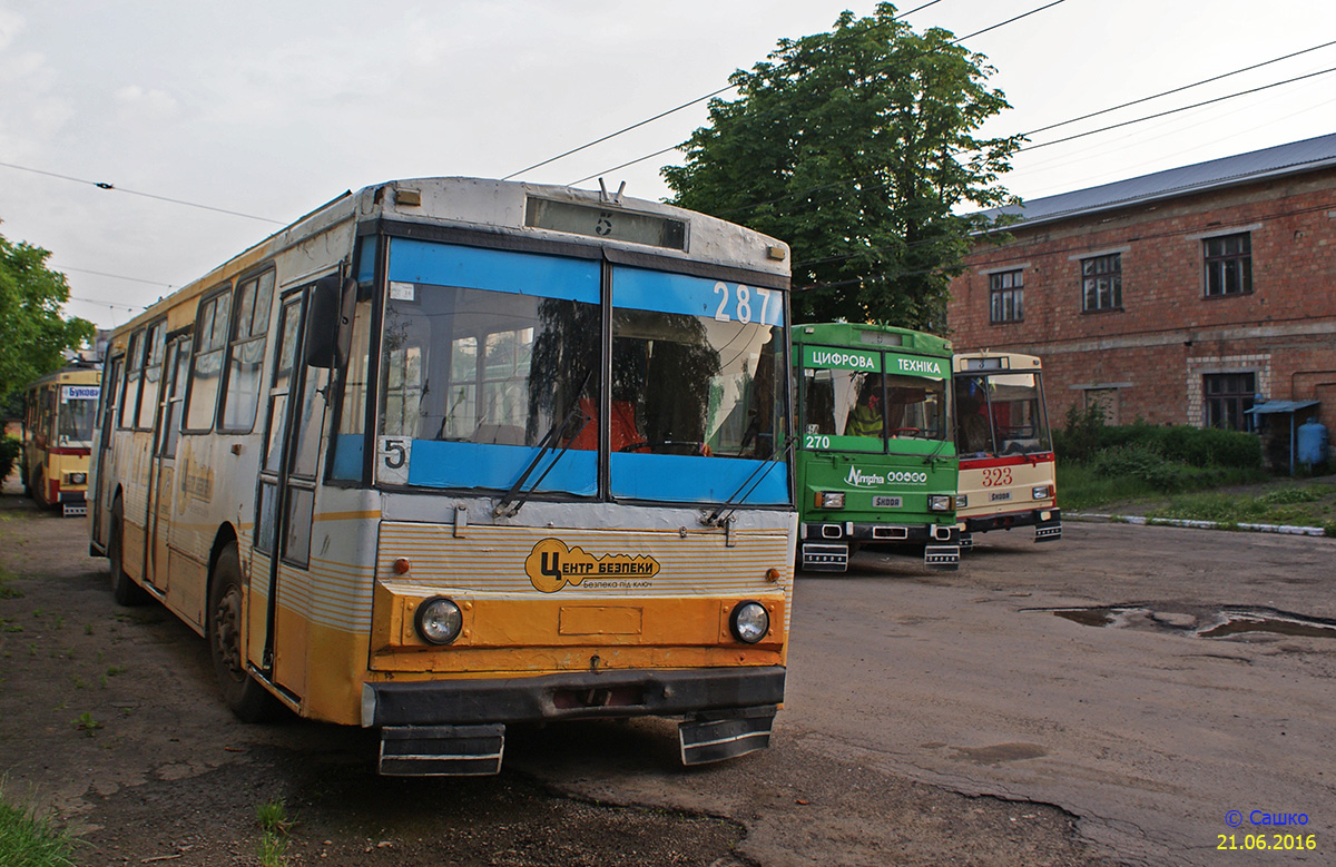 Черновцы, Škoda 14Tr89/6 № 287