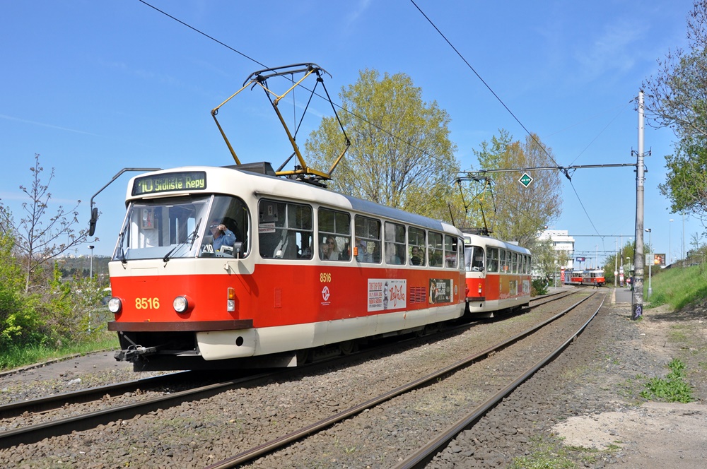 Прага, Tatra T3R.P № 8516