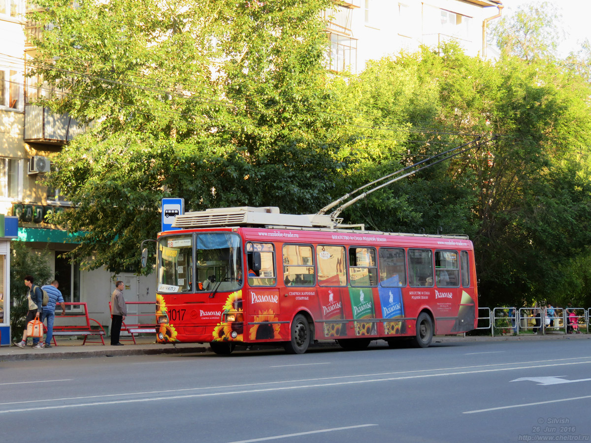 Челябинск, ЛиАЗ-5280 (ВЗТМ) № 1017