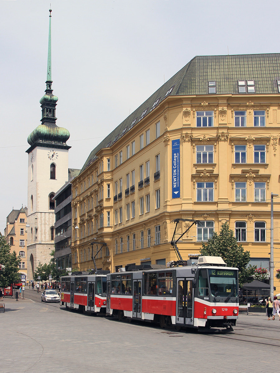 Brno, Tatra T6A5 № 1219
