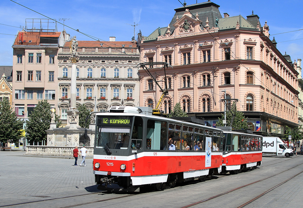 Brno, Tatra T6A5 № 1215