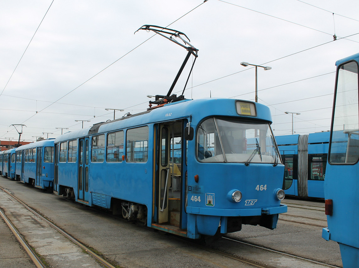 Загреб, Tatra T4YU № 464