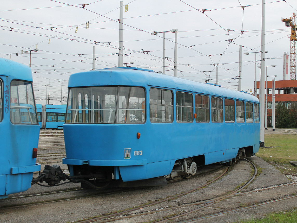 Загреб, Tatra B4YU № 883