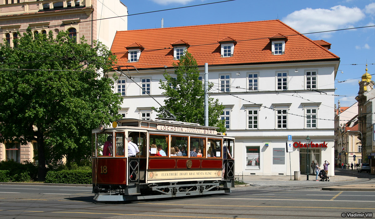 Пльзень, Двухосный моторный Křižík № 18