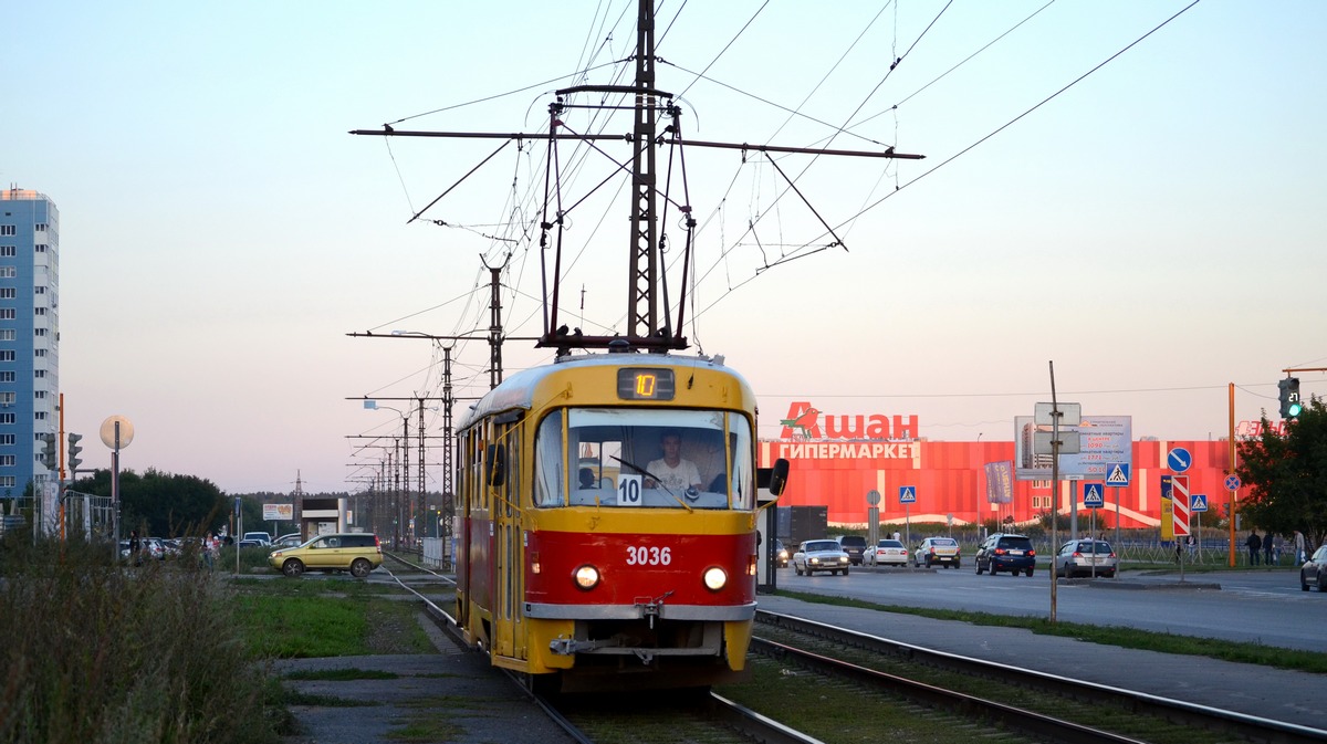 Барнаул, Tatra T3SU № 3036